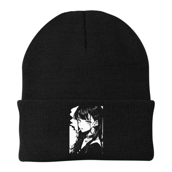 Anime Horror Girl Aesthetic Soft Grunge Waifu Japanese Otaku Knit Cap Winter Beanie