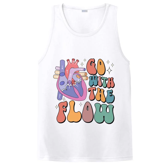 Anatomy Heart Go Withthe Flow Performance Tank