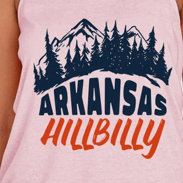 Arkansas Hillbilly Gift Women's Knotted Racerback Tank