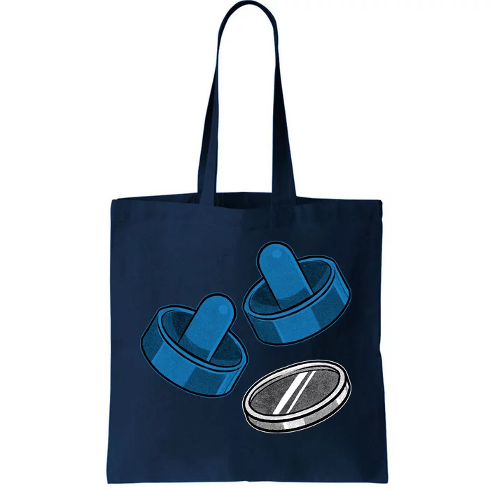 Air Hockey Game Pieces Tote Bag