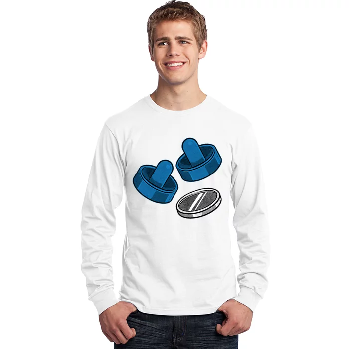 Air Hockey Game Pieces Long Sleeve Shirt