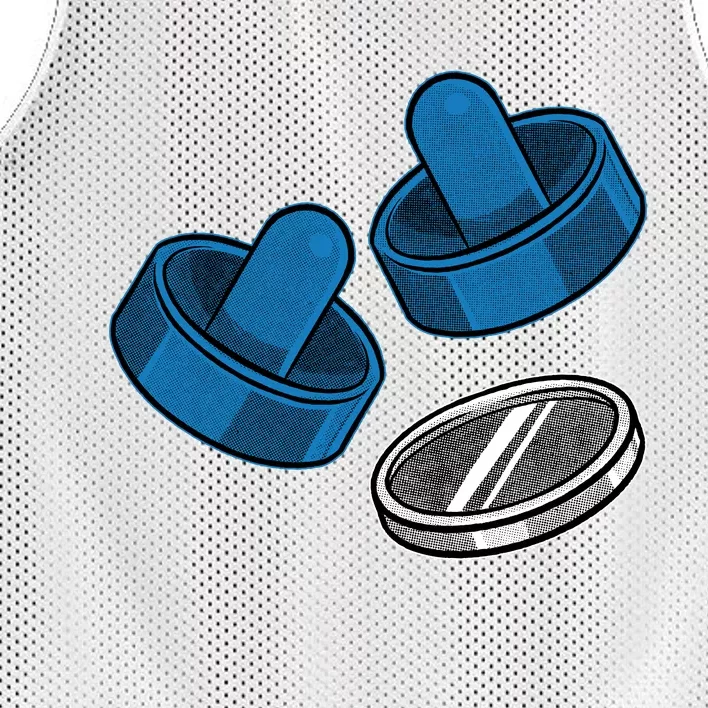 Air Hockey Game Pieces Mesh Reversible Basketball Jersey Tank