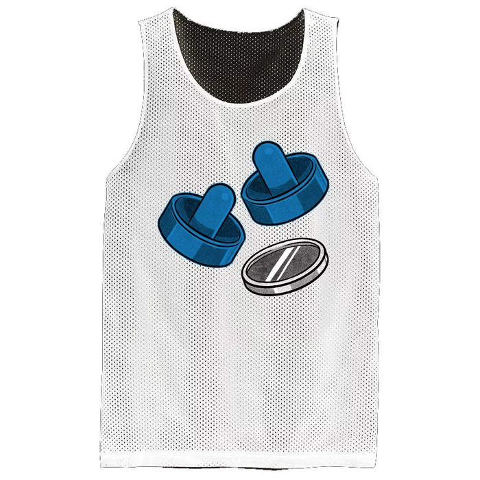 Air Hockey Game Pieces Mesh Reversible Basketball Jersey Tank