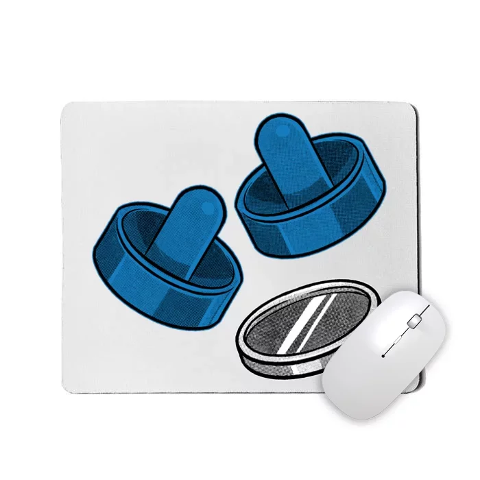 Air Hockey Game Pieces Mousepad