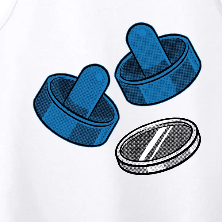 Air Hockey Game Pieces Performance Tank