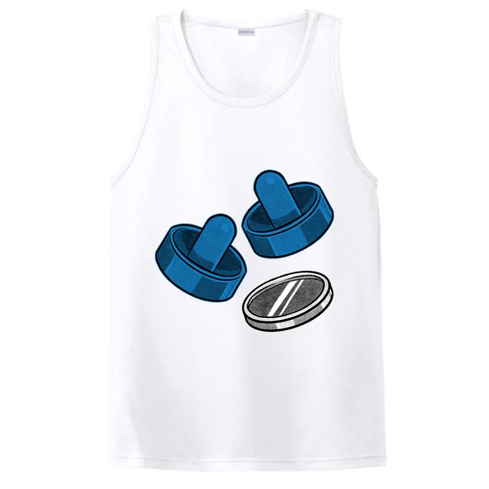 Air Hockey Game Pieces Performance Tank