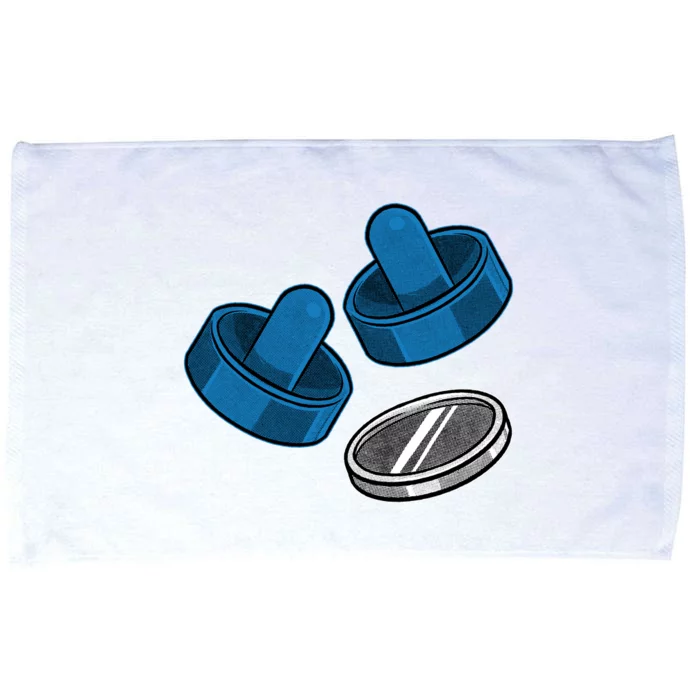 Air Hockey Game Pieces Microfiber Hand Towel