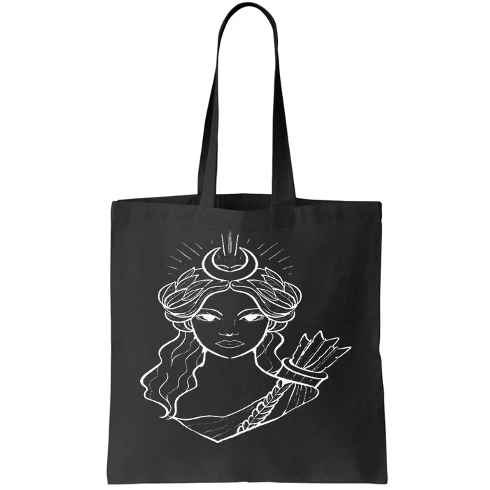 Artemis Hunt Goddess Mythology Fan And Hunter Tote Bag