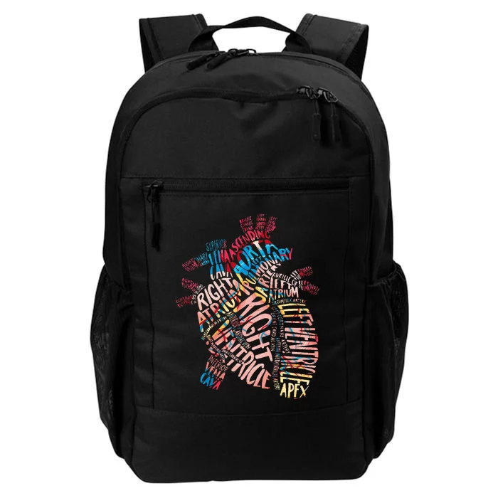 Anatomical Human Heart Cardiology Medical Cardiac Nurse Daily Commute Backpack