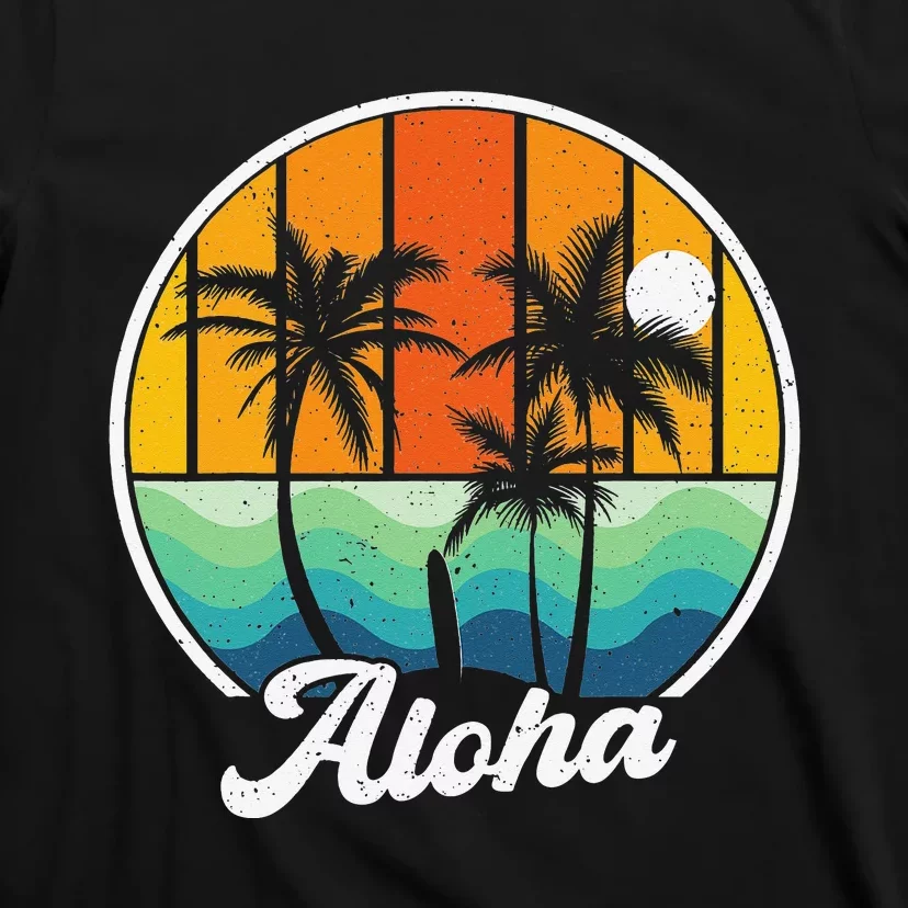 Aloha Hawaii Hawaiian Island  Surf T-Shirt