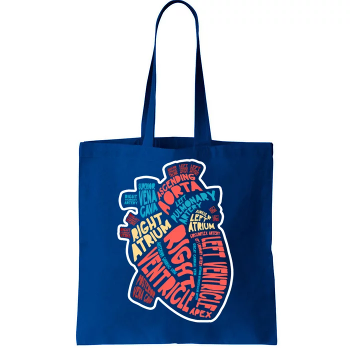 Anatomical Hu Heart Cardiology Medical Cardiac Nurse Gift Tote Bag