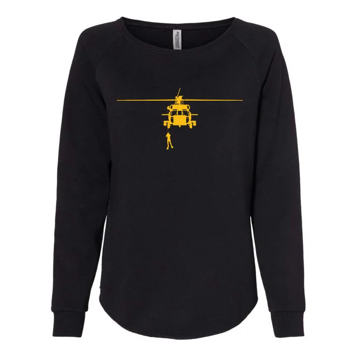 Awesome H60 Helicopter Search And Rescue SAR Design Womens California Wash Sweatshirt