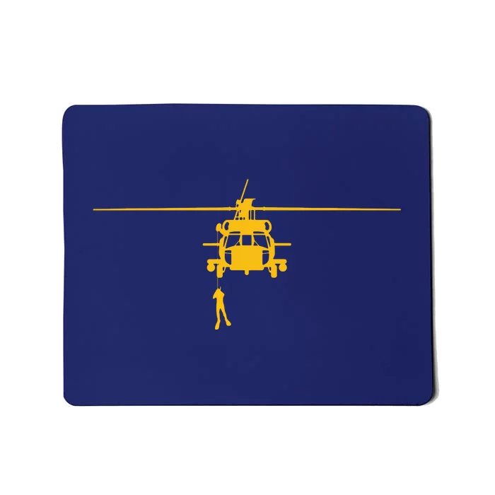 Awesome H60 Helicopter Search And Rescue SAR Design Mousepad