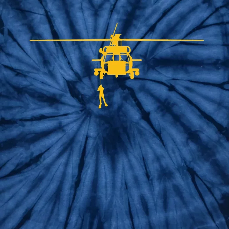 Awesome H60 Helicopter Search And Rescue SAR Design Tie-Dye T-Shirt