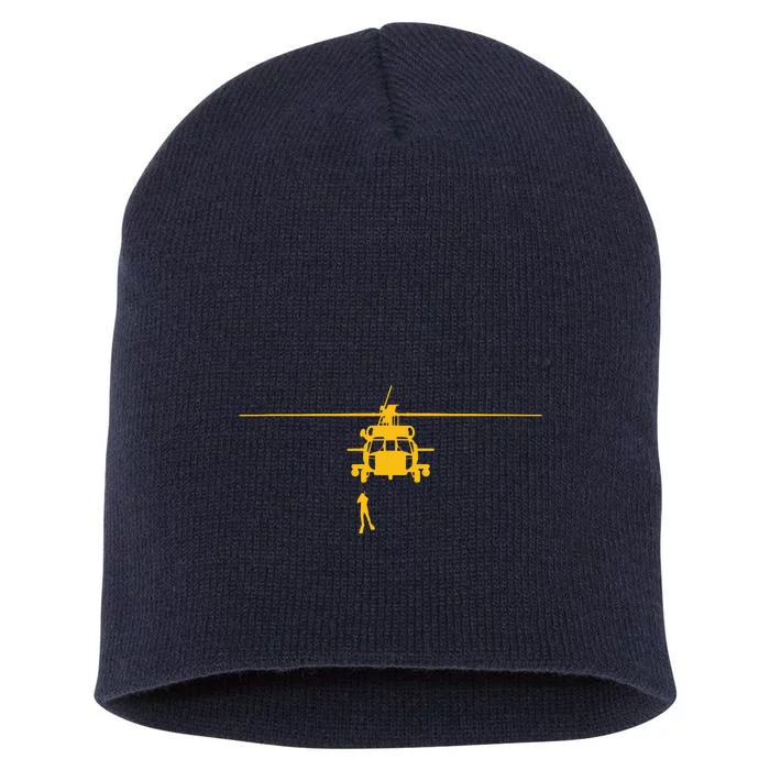 Awesome H60 Helicopter Search And Rescue SAR Design Short Acrylic Beanie