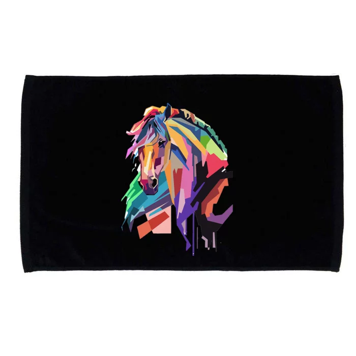 Awesome Horse Horseback Riding Equestrian Lovers Gifts Microfiber Hand Towel