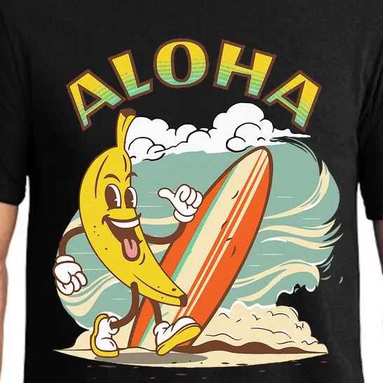 Aloha Hawaii Hawaiian Island Tees Surf Pajama Set