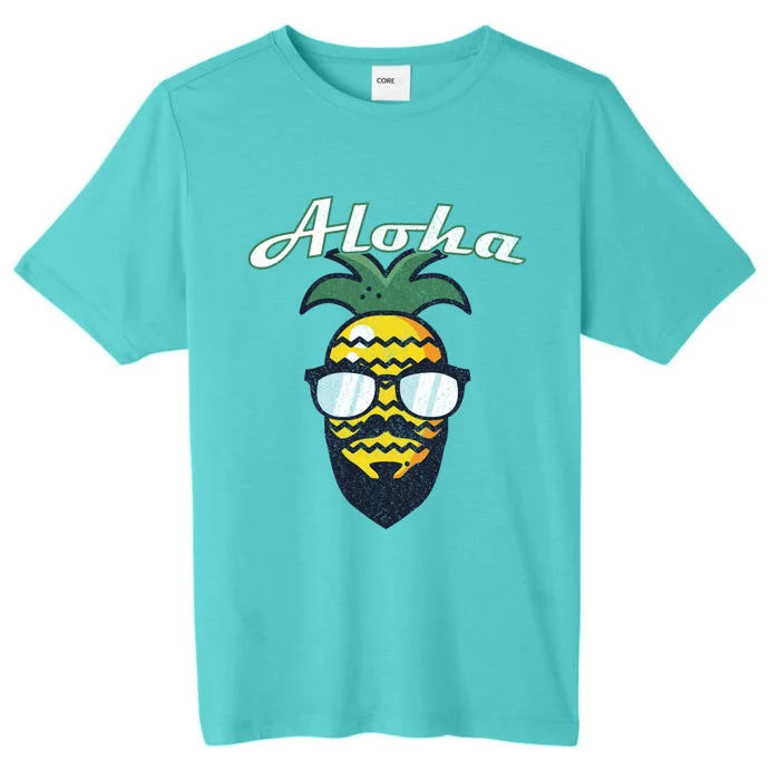 Aloha Hawaii Hawaiian Island Great Gift Beard This Is My Hawaiian Gift ChromaSoft Performance T-Shirt