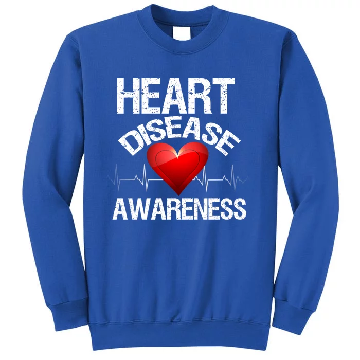 American Heart Health Month Gift Heart Disease Awareness Funny Gift Sweatshirt