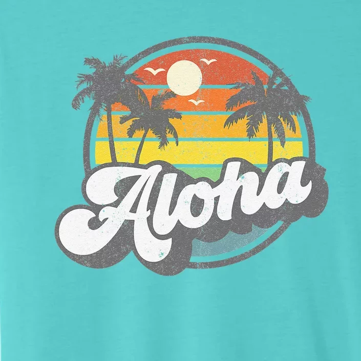 Aloha Hawaii Hawaiian Island Vacation Palm Trees Beach Gift ChromaSoft Performance T-Shirt