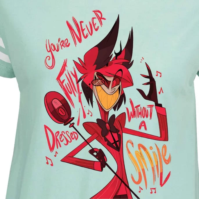 Alastor Hazbin Hotel Alastor Vivziepop Enza Ladies Jersey Football T-Shirt