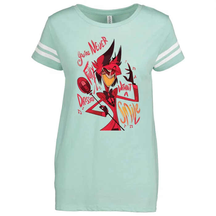 Alastor Hazbin Hotel Alastor Vivziepop Enza Ladies Jersey Football T-Shirt