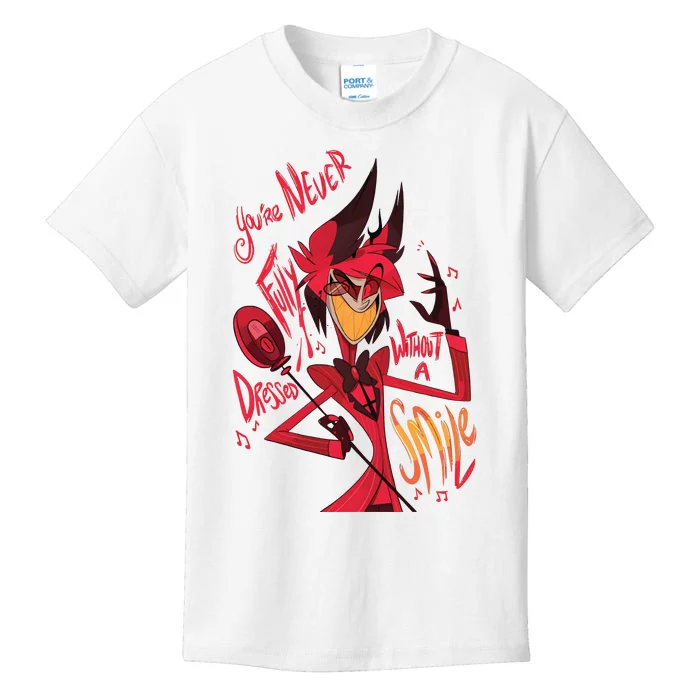 Alastor Hazbin Hotel Alastor Vivziepop Kids T-Shirt