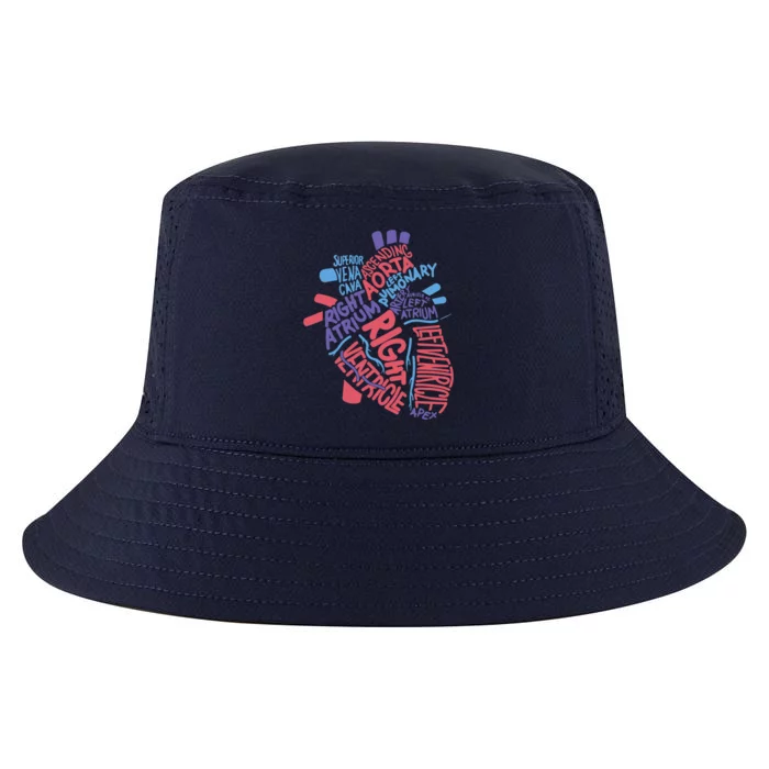 Anatomical Hu Heart Cardiology Medical Cardiac Nurse Cool Gift Cool Comfort Performance Bucket Hat