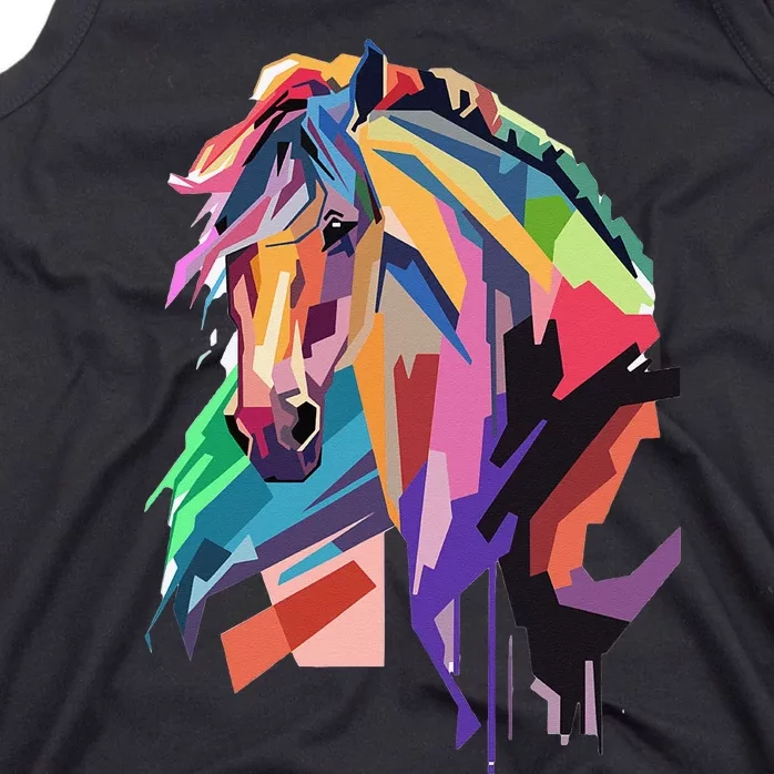 Awesome Horse Horseback Riding Equestrian Lovers Tank Top