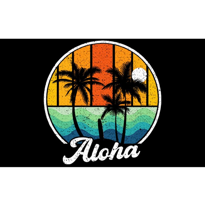 Aloha Hawaii Hawaiian Island Surf Bumper Sticker