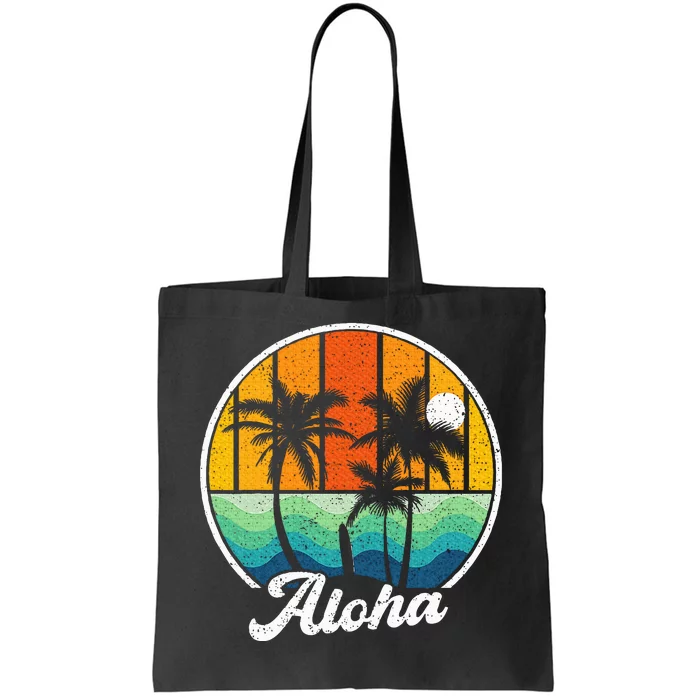 Aloha Hawaii Hawaiian Island Surf Tote Bag