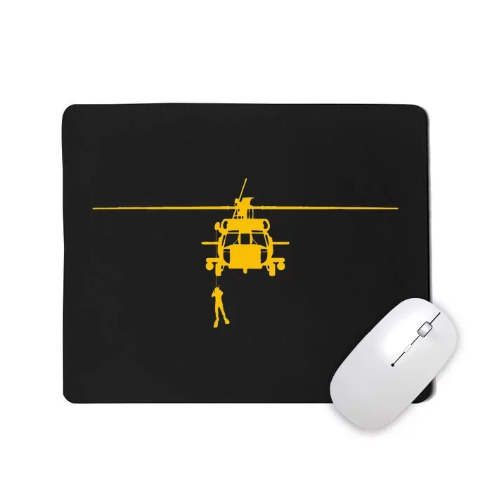 Awesome H60 Helicopter Search And Rescue Mousepad