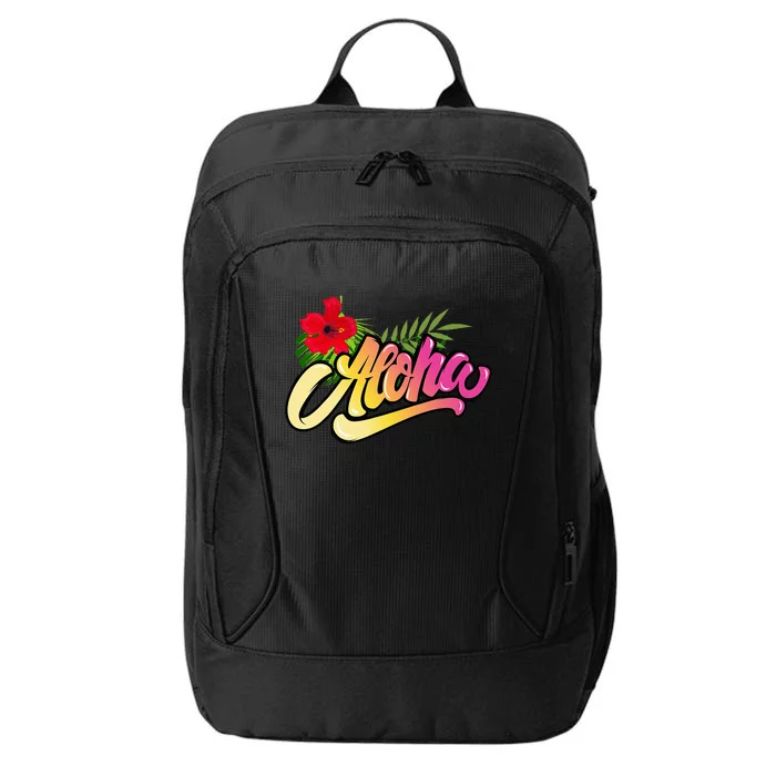 Aloha Hawaii Hawaiian Island Funny Beach Vacation City Backpack