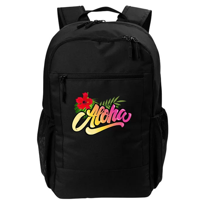 Aloha Hawaii Hawaiian Island Funny Beach Vacation Daily Commute Backpack