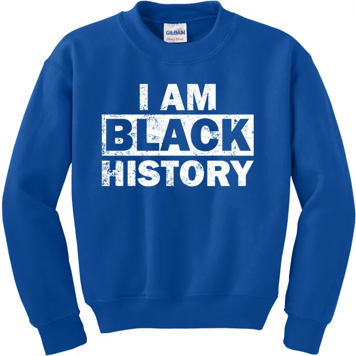 African Heros I Am Black History S Right Gift Kids Sweatshirt