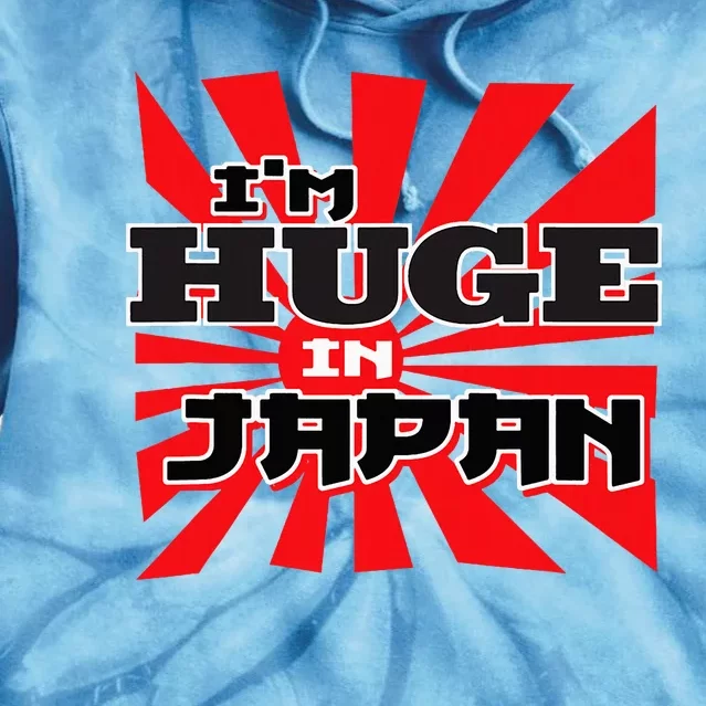 Asian Humor IM Huge In Japan Nerd Tie Dye Hoodie