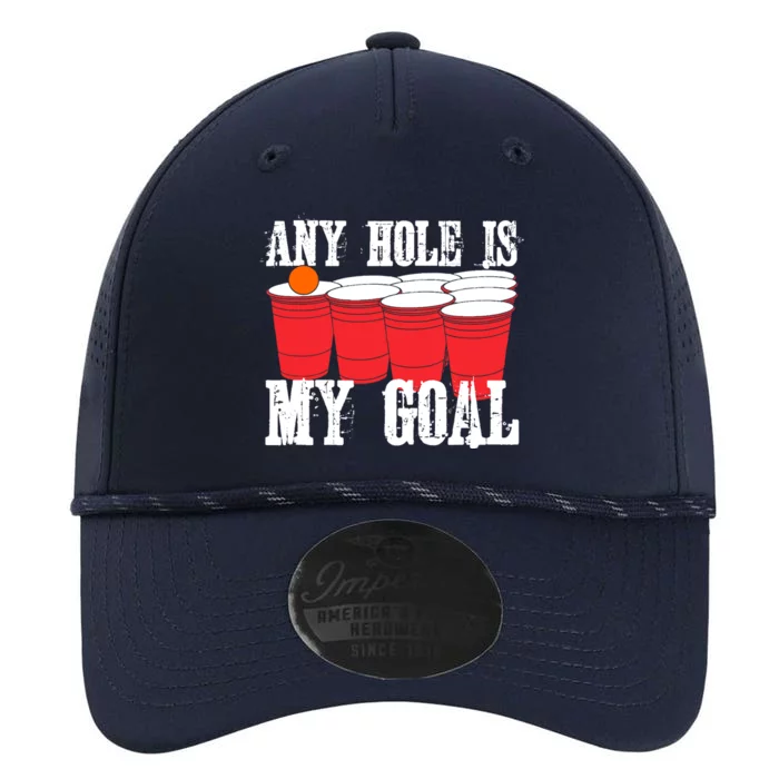 Any Hole Is My Goal Beer Pong Drinking Game Performance The Dyno Cap