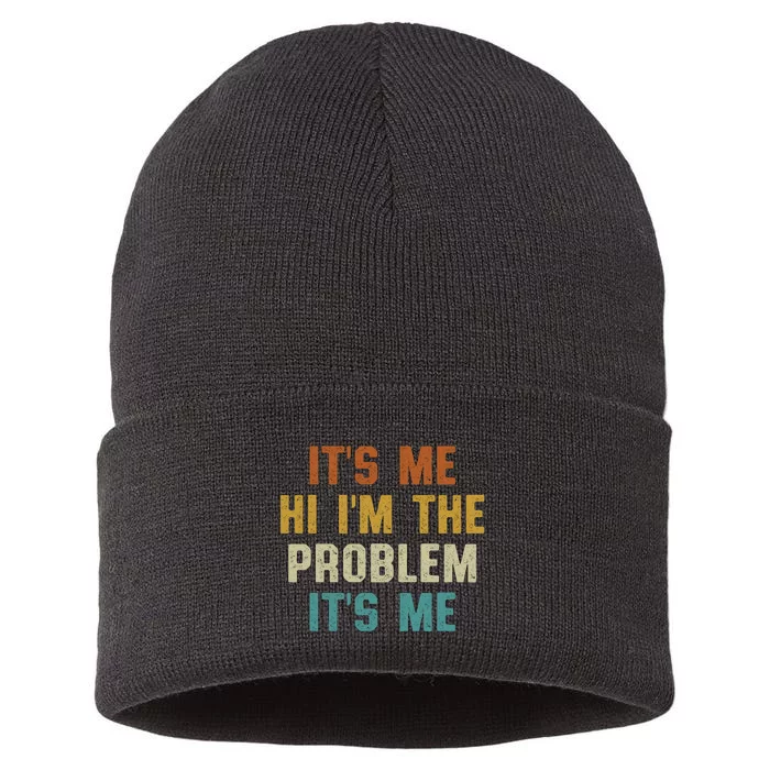 Anti Hero Its Me Hi Im The Problem Its Me Sustainable Knit Beanie