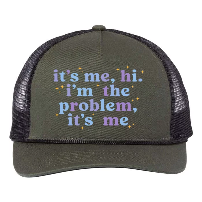 Anti Hero It's Me Hi I'm The Problem It's Me Taylor Lover Midnights Retro Rope Trucker Hat Cap