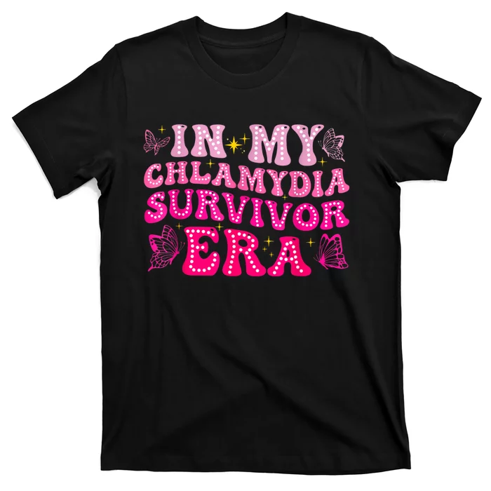 Adult Humor In My Chlamydia Survivor Era Funny Inappropriate T-Shirt