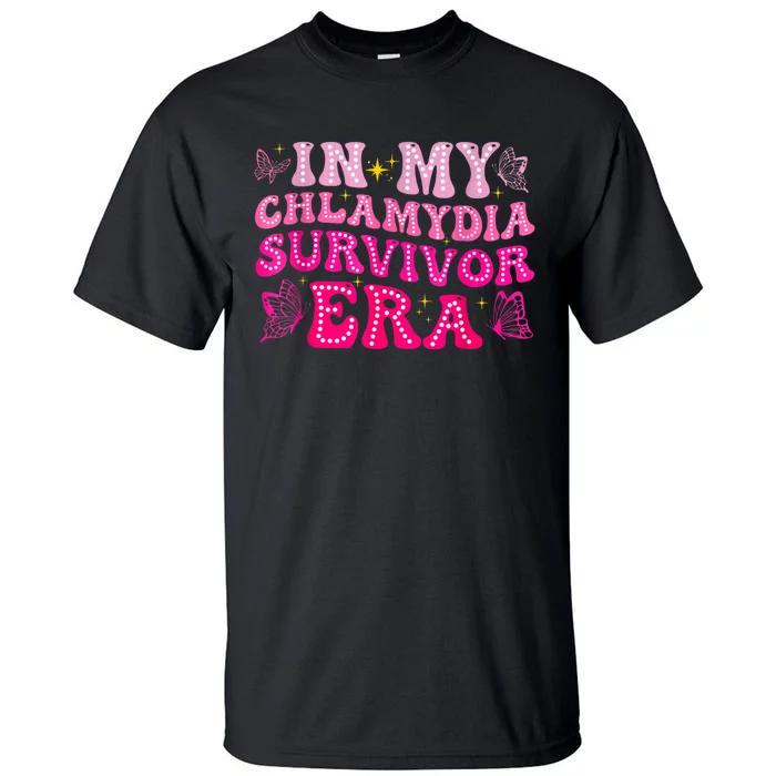 Adult Humor In My Chlamydia Survivor Era Funny Inappropriate Tall T-Shirt