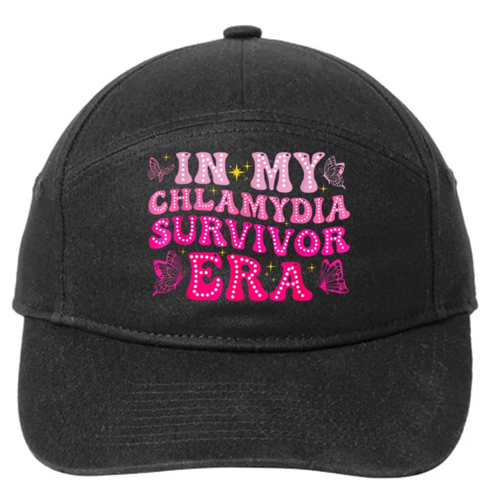 Adult Humor In My Chlamydia Survivor Era Funny Inappropriate 7-Panel Snapback Hat