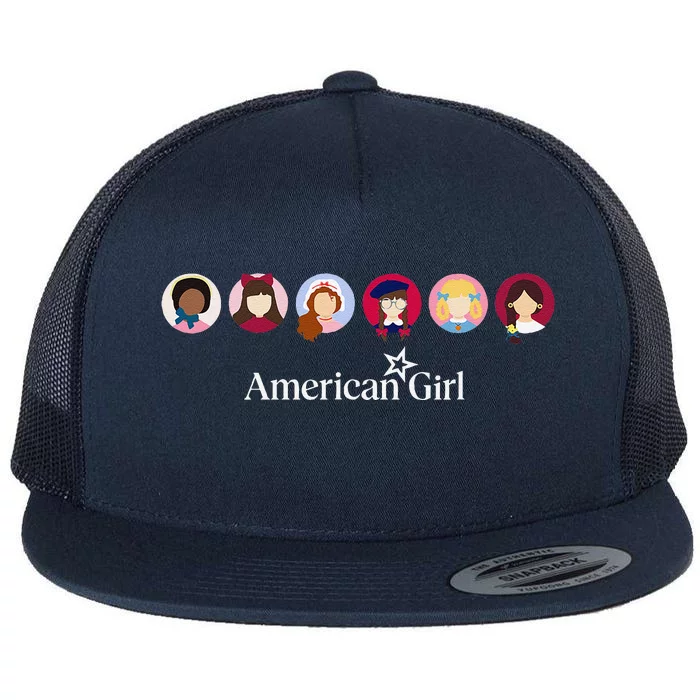 American Historical Icons Flat Bill Trucker Hat