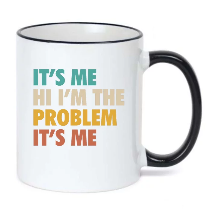 Anti Hero It's Me Hi I'm The Problem It's Me Retro Vintage Black Color Changing Mug