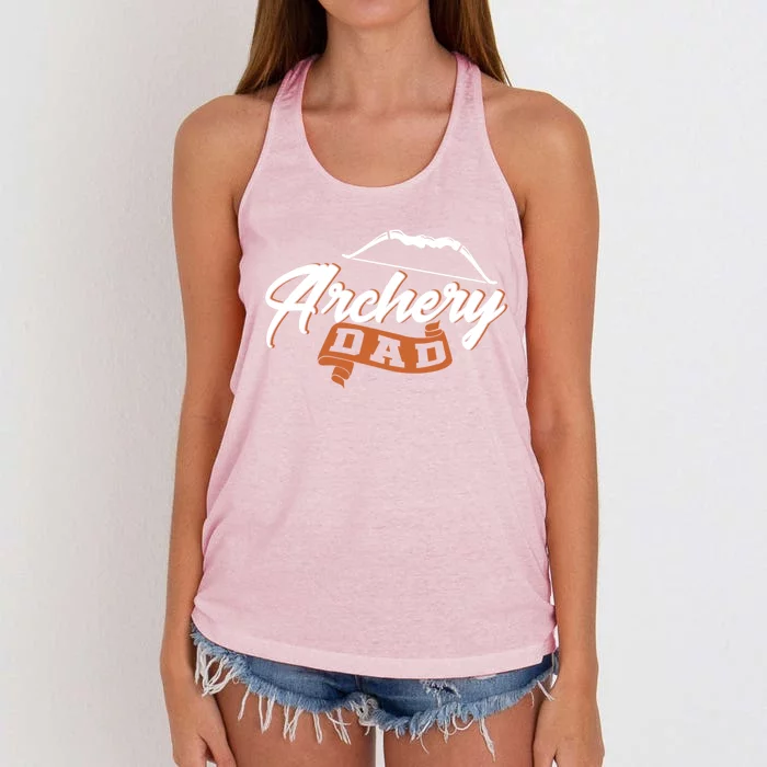 Athletic Hunting Lover Arrow Bow Hunting Archer Archery Cute Gift Women's Knotted Racerback Tank