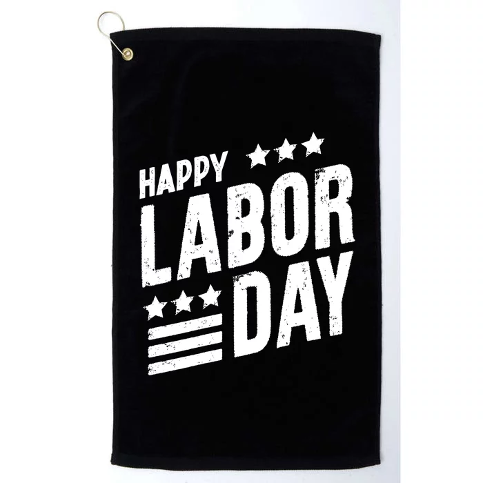 Awesome Happy Labor Day Platinum Collection Golf Towel