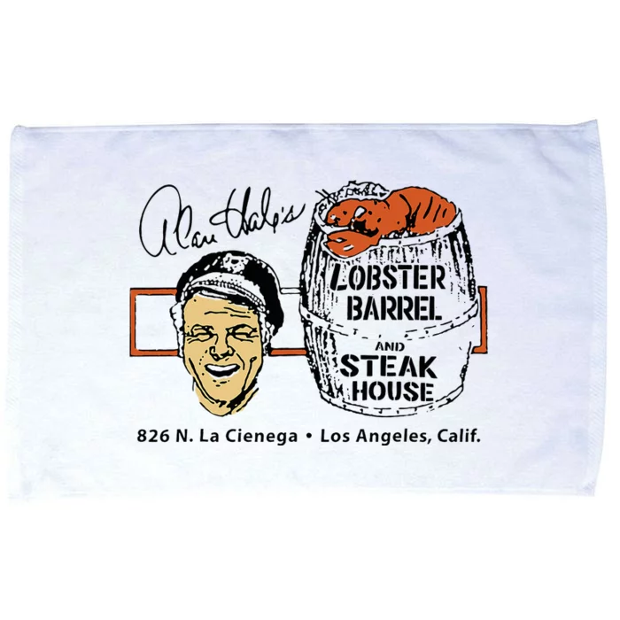 Alan HaleS Lobster Barrel Los Angeles Ca Restaurant Microfiber Hand Towel