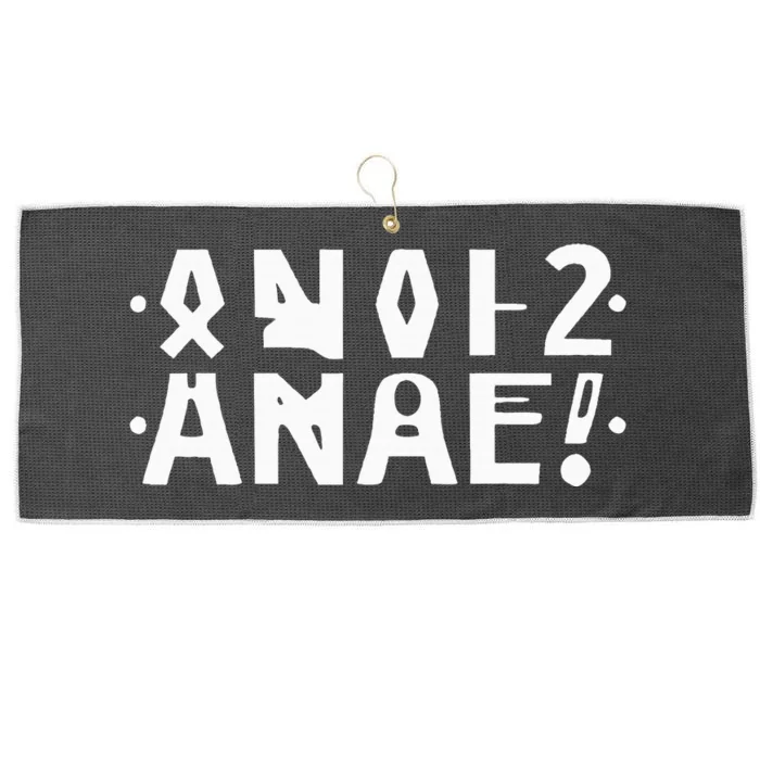 Anal Hidden Message The Original 2024 Large Microfiber Waffle Golf Towel