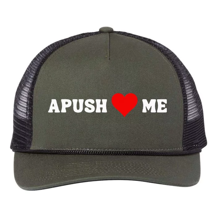 Apush Heart Me Funny Ap Exam For Students Teachers 2024 Cool Retro Rope Trucker Hat Cap