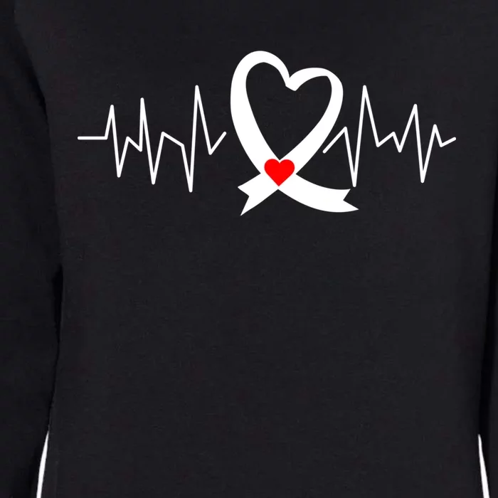 American Heart Month Heart Health Awareness Heart Disease Gift Womens California Wash Sweatshirt